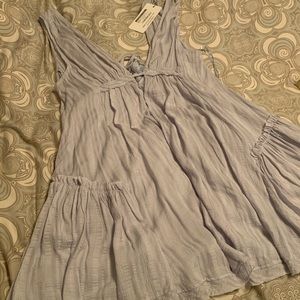 Cotton Candy LA deep v sundress